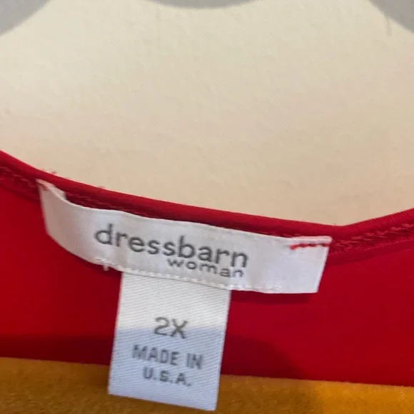 Vibrant Red Sleeveless Tank Top with Cowl Neck - Picture 5 of 5